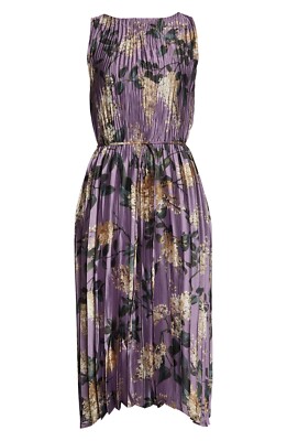open lace back dress Twilight Pleated Mini Dress