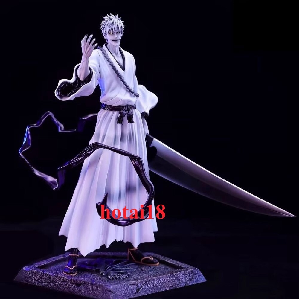 Anime BLEACH Kurosaki Ichigo Zangetsu PVC Figure Model Collect