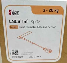 Masimo 2328 3-20 kg LNCS Infant Pulse Oximeter Adhesive Sensor New Box of 20