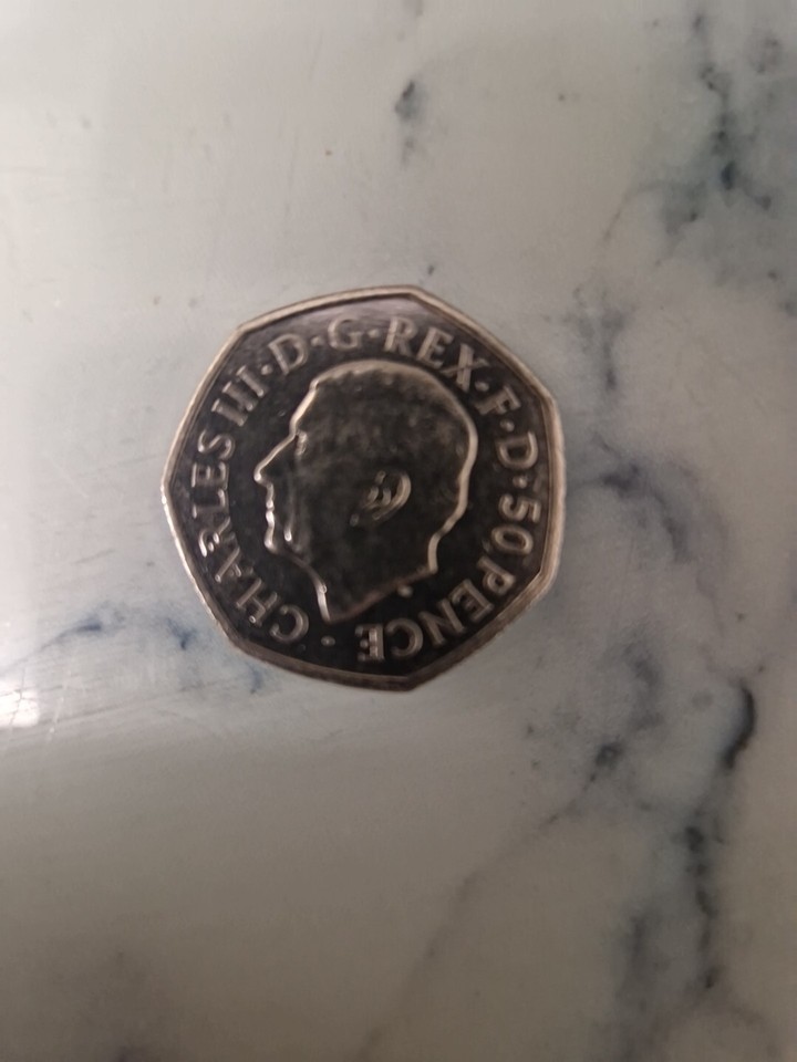 EXTREMELY RARE, King Charles III 50p 2022 King Charles III 50 pence coin eBay