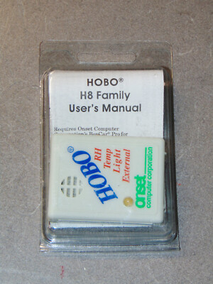 NEW ONSET HOBO H8 Family Temp, RH,LIght & External Quantity Available