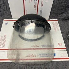 PRYAMEX Full FaceShield with Adjustable Head Gear -USED-Welding Cutting Grinding