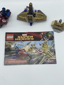 LEGO Marvel: Captain America's Avenging Cycle (6865) 98% Complete. As Is.