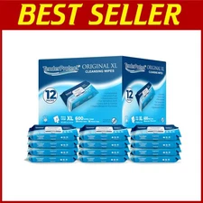 Gentle Adult Wipes, Elderly Care & Incontinence, 600 Ct