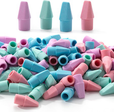 - Erasers for Pencils, Pencil Top Erasers, Eraser, Pastel Colors, 120 Pack