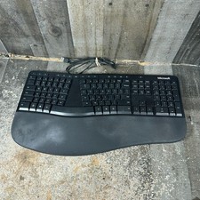 Microsoft LXM-00001 Model 1878 Wired USB 2.0 Ergonomic Keyboard Tested