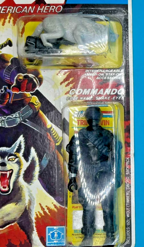 GIJOE 1985 HASBRO OJOS DE SERPIENTE CON MADERA Serie 4 34-Back ORIGINAL Foto 2 de 4