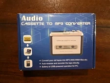 Cassette Player-Cassette Tape to MP3 CD Converter- Powered by Battery or USB