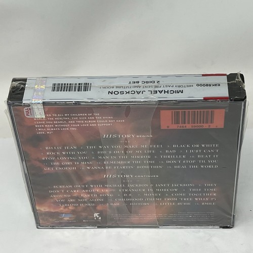Michael Jackson History 2 CD Past Present & Future Compact Disc See Photos - Picture 2 of 8