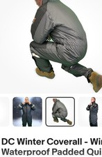 DC Winter Overall - Winter wasserdicht wattiert gesteppt - Thermo Tunnel Anzug S585