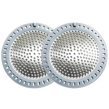 2PCS Shower Drain Hair Catcher, Shower Drain Strainer, Stainless Steel with S...