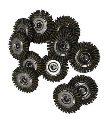 Lot of 12 Osborn Tuft Brush 4'' Small Grind Stringer bead .020'' x 5/8''-11 26369