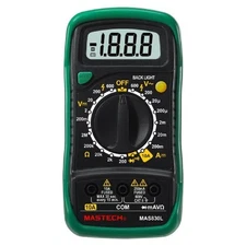Mastech High Precision Digital Multi Tester Ac Dc Volt Amp Ohm Mas830l