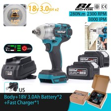 Cordless Electric Impact Wrench Gun 12 High Power Driver With Li-ion Battery
