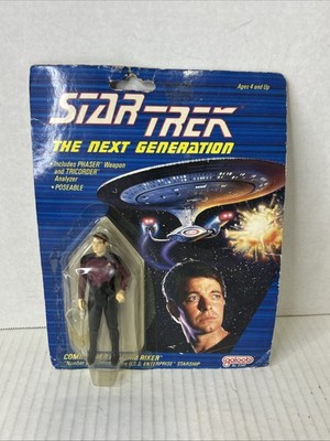 Galoob 1988 Star Trek Next Generation Commander William Riker Action Figure E9