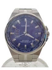 Citizen Eco-Drive H145-S116643 Radio controlled St.Steel Blue Solar Mens Watch