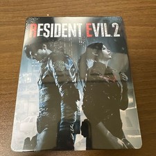 Resident Evil 2 Steelbook PS4 North America Sealed Case Only Leon  Claire RE2
