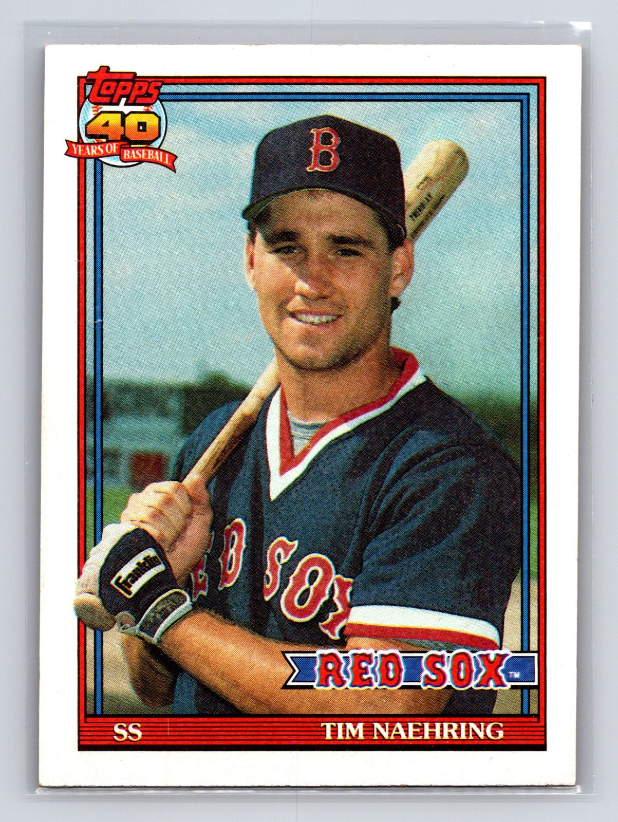 1991 Topps Tim Naehring #702