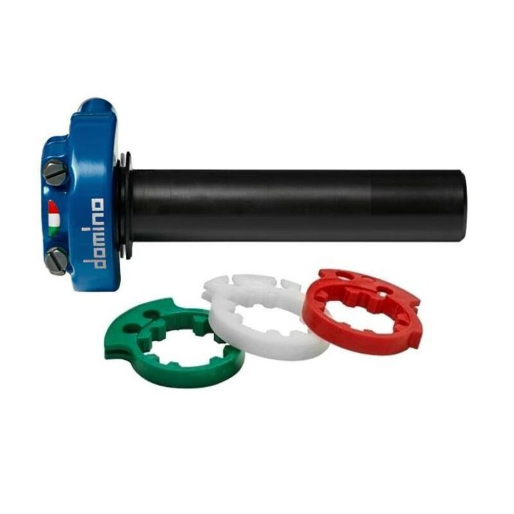 DOMINO Racing Series XM2 Short Throttle Cable Lever Blue For Motorcycle Parts