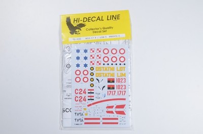 Hi-Decal Line 1/72 MiG-17F/LIM-5 Fresco C Decal - 72-035