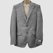 Calvin Klein Men Gray X Slim-Fit Wool Blazer Sport Coat Suit Jacket Size 38R