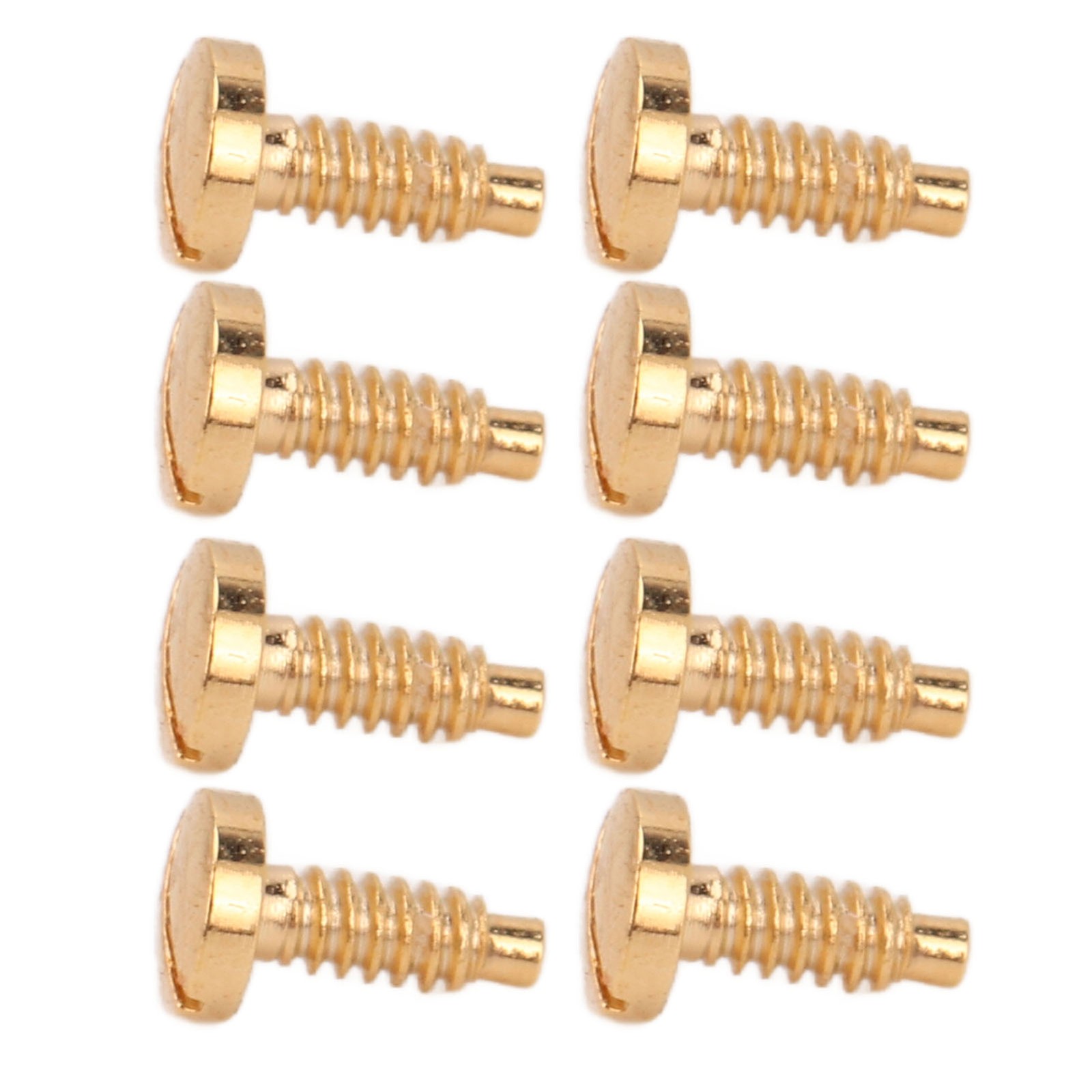 8pcs Watch Case Screw Stainless Steel Rustproof Wristwatch Screws For Watch Repa
