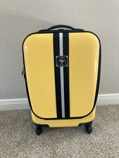 Ford Mustang Officially Licensed Rare Collectible Travel Suitcase Yellow