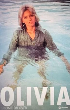  1976 OLIVIA NEWTON JOHN CUSTOM MADE  POSTER 24x36 MCA RECORDS COME ON OVER   