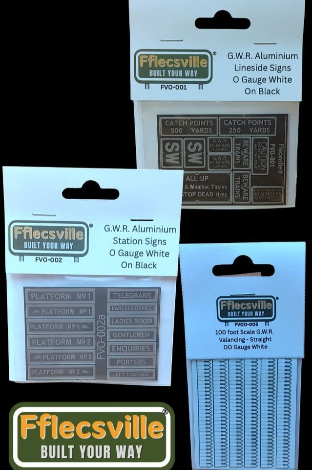 Fflecsville - Built Your Way - Aluminium Model Railway Accessories