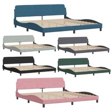 Bettgestell Polsterbett Bettrahmen Bett mit Lattenrost Einzelbett Doppelbett Neu