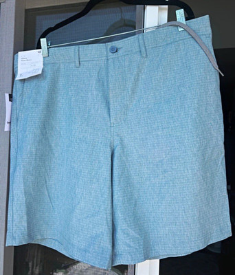 Goodfellow & Co Men s Blue/ hybrid Shorts Flat Front w/ Pockets