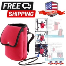 Neoprene Bottle Holder and Phone Pouch for Mobility Equipment and Electric Sc...