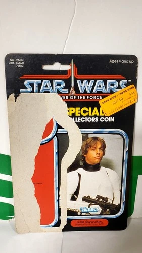Star Wars Kenner Vintage POTF Luke Skywalker Stormy Cardback Display Yours MOC