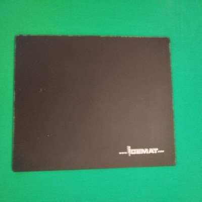 Icemat - 1st Edition - Black Glass Mousepad - Rare Vintage - 25x21cm - 6 feet