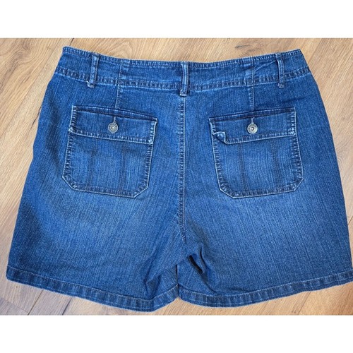 Neu ohne Etikett Gloria Vanderbilt Damen Denim Shorts "Missy" 4 Taschen Gürtelschlaufen Größe 8 - Bild 4 von 9