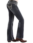 Rock & Roll Denim Jeans Womens Bootcut 24 X 36 Dark Vintage W7_9516 CLEARANCE — photo 2