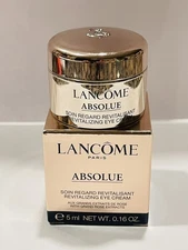 New! Lancome Absolue Revitalizing Eye  Cream with Rose Extracts  0.16oz / 5ml