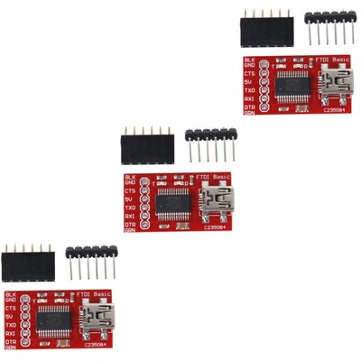 3PCS FT232RL FTDI USB2.0 zum TTL Serial Converter Adaptermodul kompatibel für