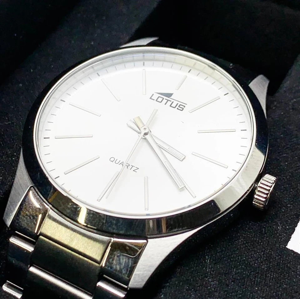 Orologio da uomo LOTUS 15959 cassa minimalista in acciaio inossidabile 316l a... - Immagine 2 di 4