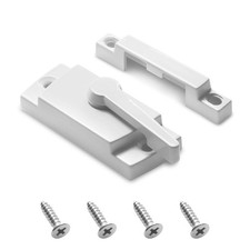 Windows Sash Lock, White Cam Sash Locks for Vertical and Horizontal Sliding W...