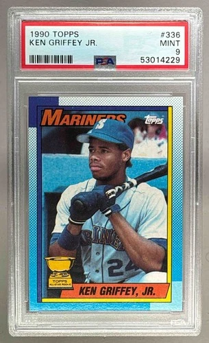 53014229 Ken Griffey, Jr 1990 Topps #336 PSA 9