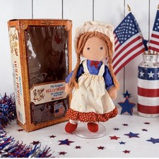 RARE Holly Hobbie Bi-Centennial Rag Doll 1976 Knickerbocker Style 3435 Limited