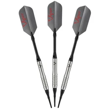 Viper Set of 3 V Factor Tungsten Shark Fin Barrel Soft Tip Darts 20 Grams