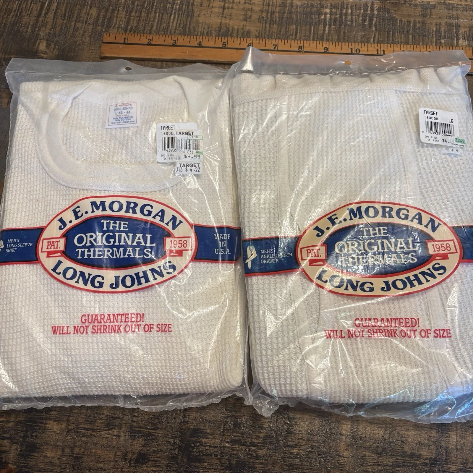 J.E. Morgan Long Johns Men’s Large NOS Thermal Underwear 2 Piece Set Made USA
Opens in a new window