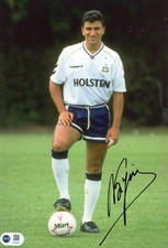 Nayim Signed 12x8 Tottenham Photo ACG CERTIFIED AG06801