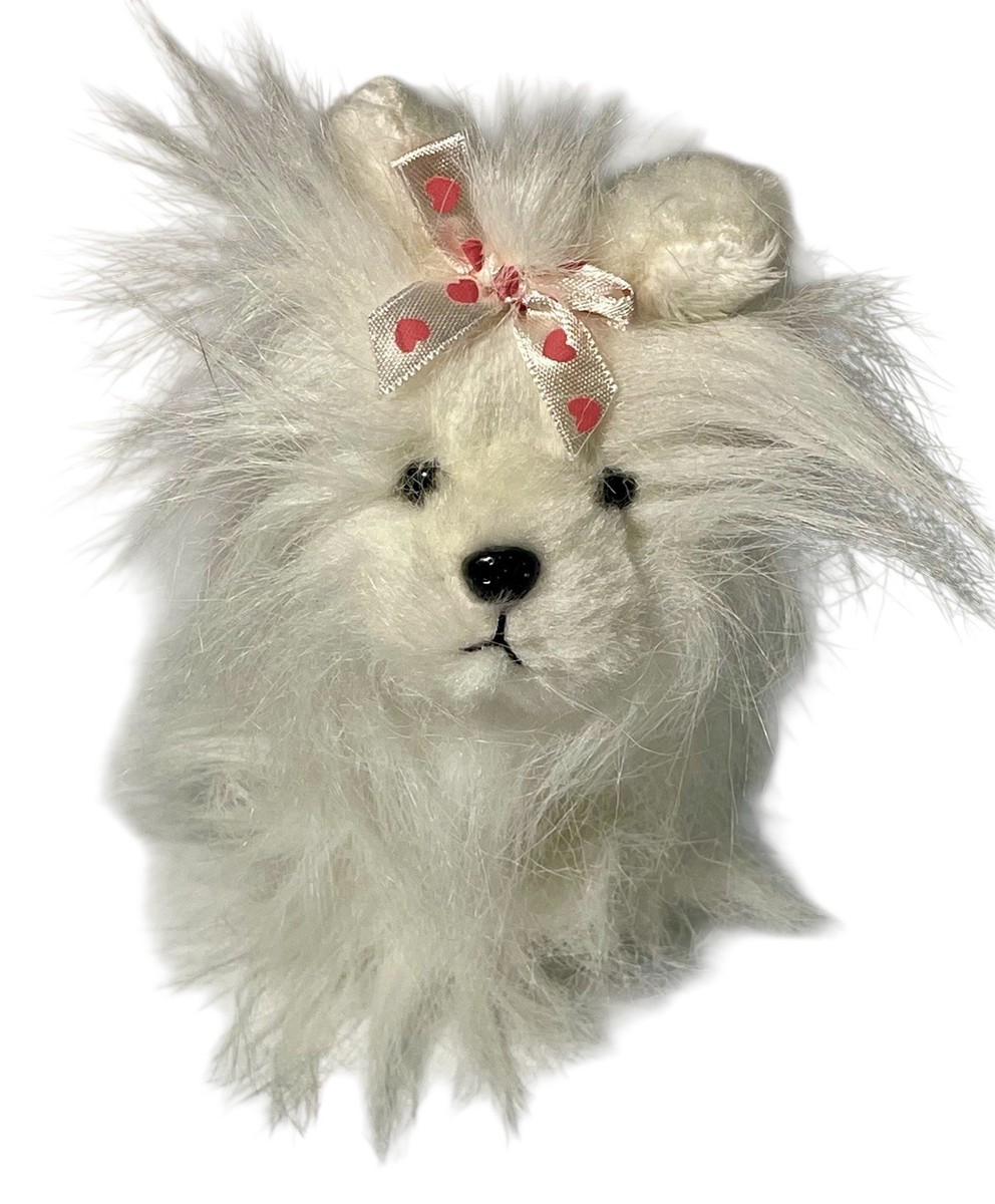 Ganz Webkinz Li'l Kinz WHITE & PINK YORKIE DOG No Code 65810390710