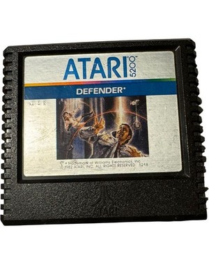 Atari 5200 Defender Videospiel Cartridge