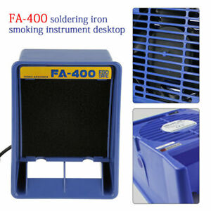 110V FA-400 Solder Iron Smoke Fume Extractor Smoke Absorber Smoking Instrumen US