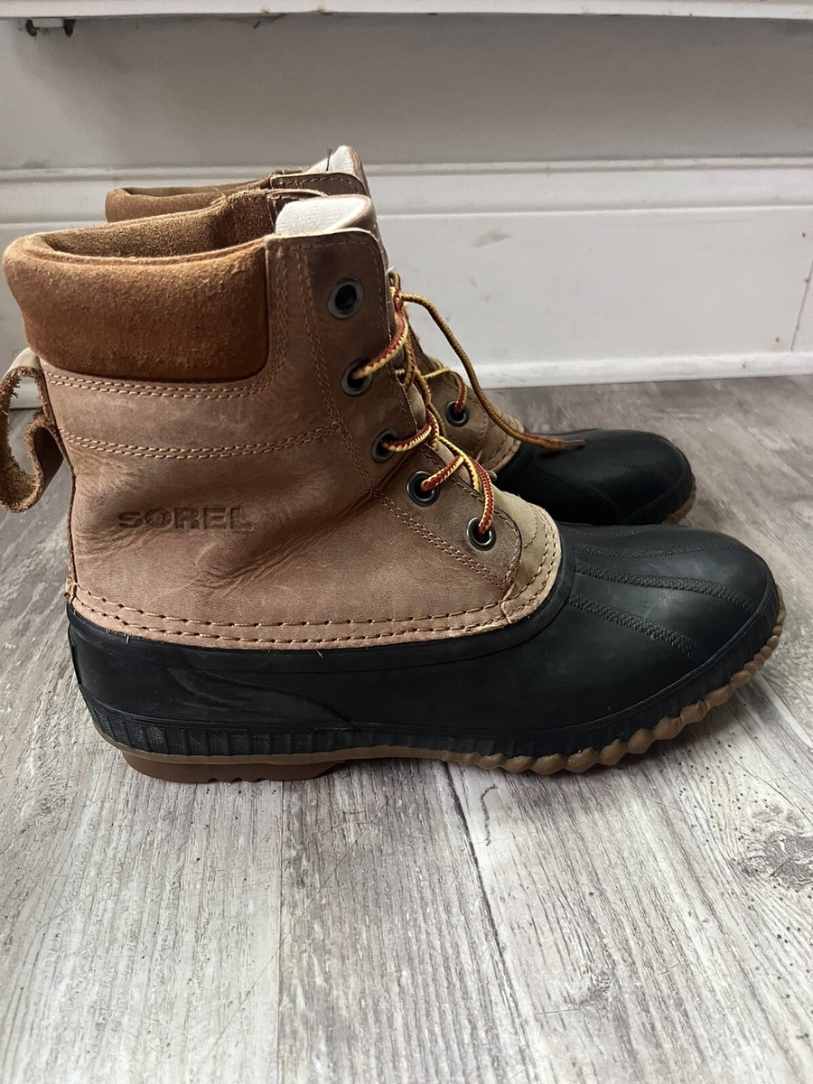 Sorel Cheyenne II Lace Up Duck Snow Waterproof Boots Brown  display picture 1