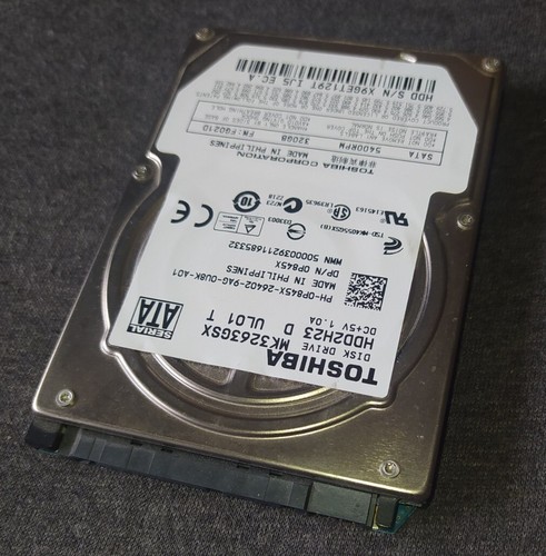 Notebook Festplatte HDD 320GB 2.5" Toshiba MK3263GSX HDD2H23 SATA Apple MacBook